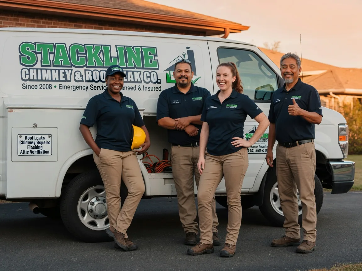 Chimney flashing repair company in Palmer, NE